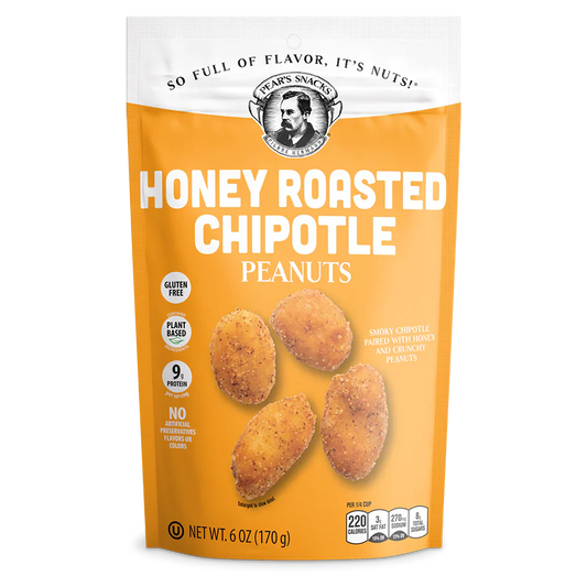 Honey Roasted Chipotle Flavored Peanuts | 6 oz | Gluten Free | Brenmar