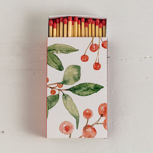 Holiday White Matchbox - 4"