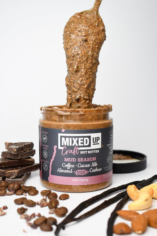 "Mud Season" - Crunchy Cacao Nib & Coffee Nut Butter - 7.5 oz