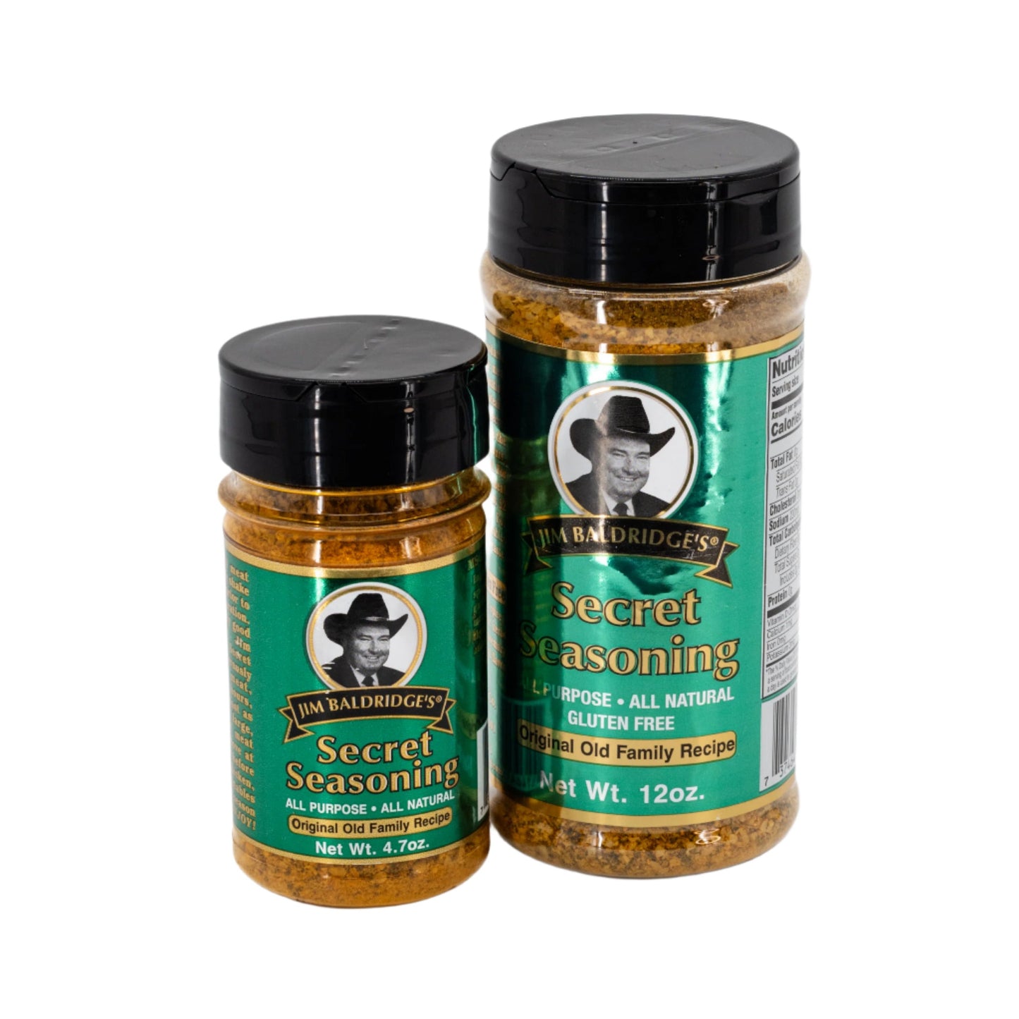 Jim Baldridge Secret Seasoning | 12 oz | Gluten Free | Baldridge Food Company
