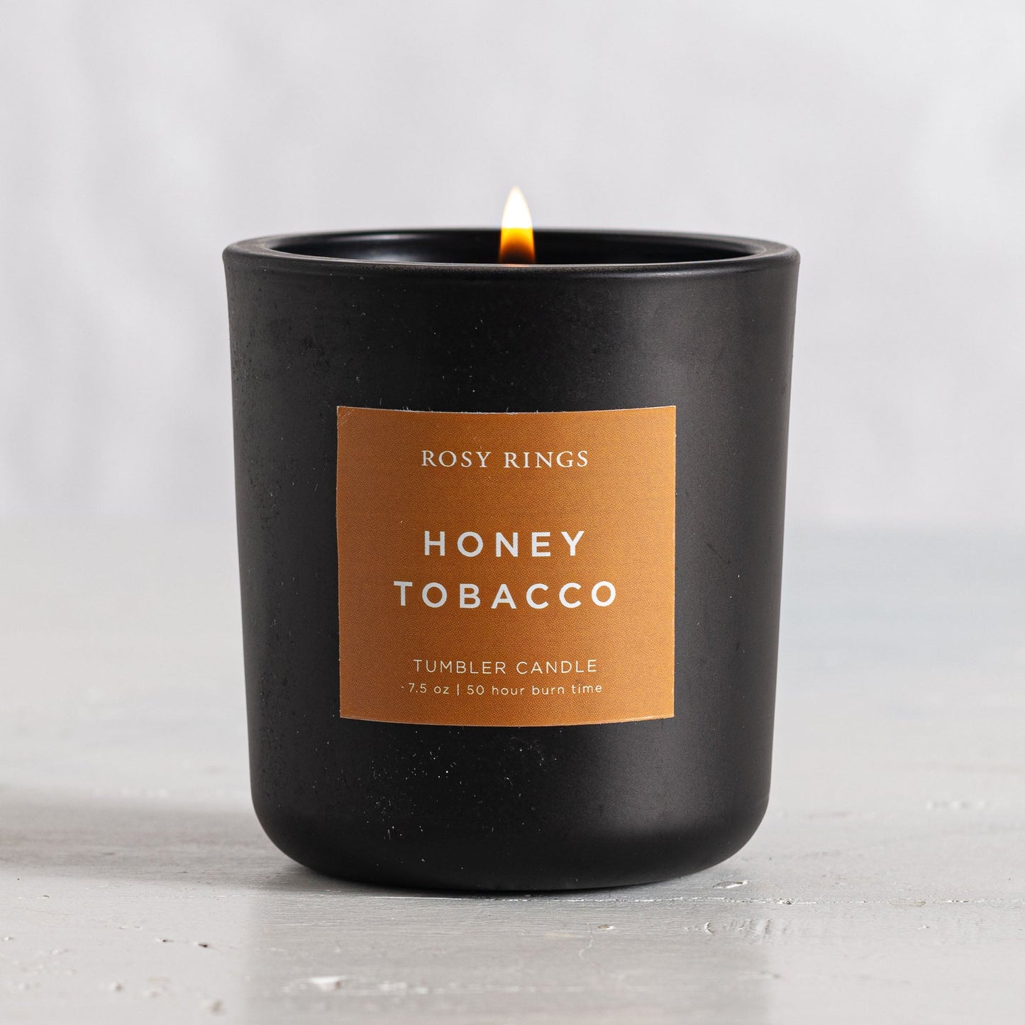 Honey Tobacco Boxed Glass Tumbler Candle
