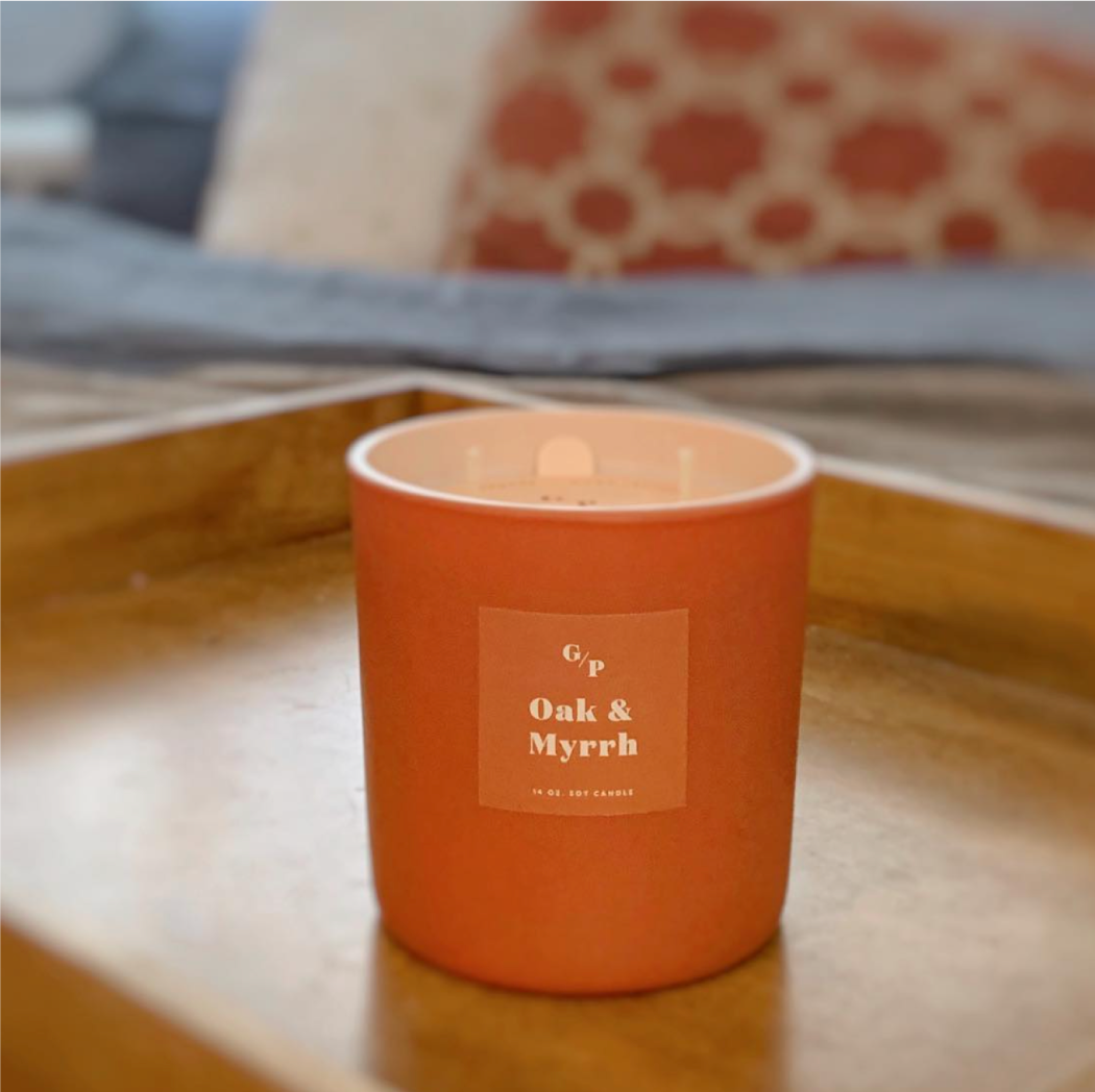 Oak & Myrrh 14 oz. 2-Wick Splendor Candle