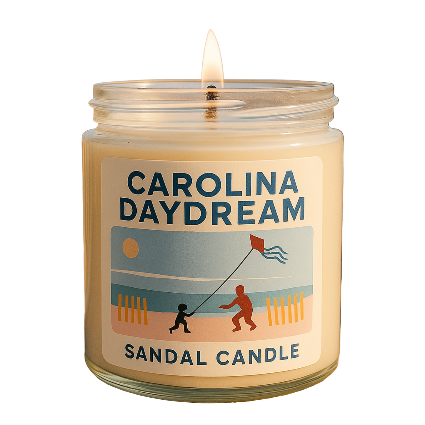 Carolina Daydream – Scented Candle, 9 oz Jar, Sage, Lemongrass & Mahogany