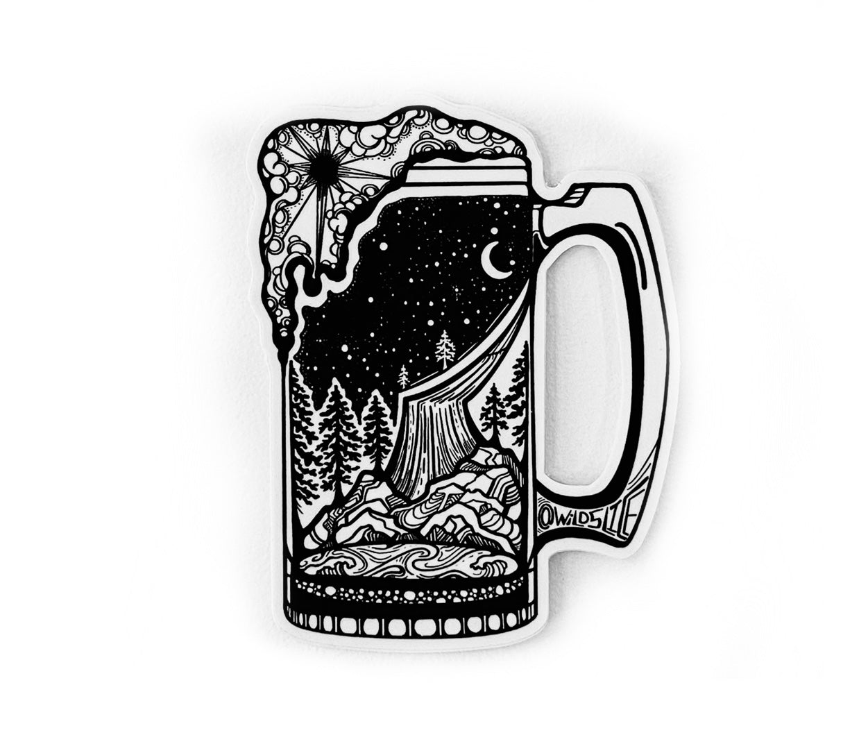 Wild Ale Beer sticker 4โ