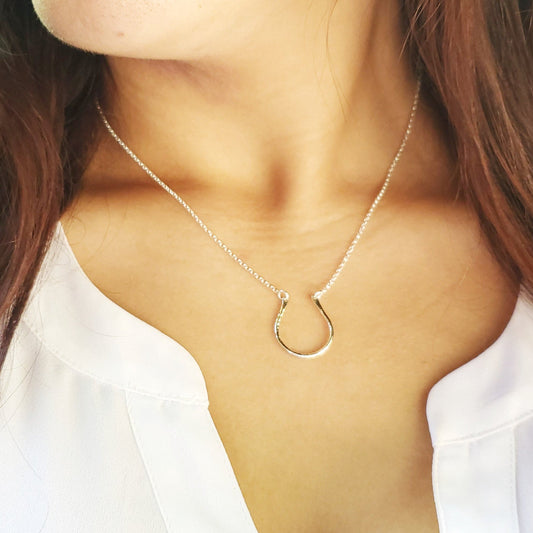 Horseshoe Necklace – Sterling Silver