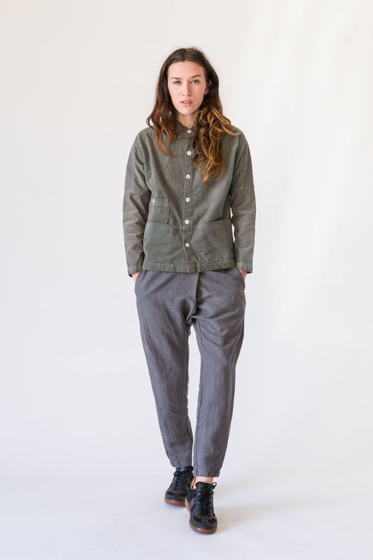 Raj Corduroy Coat in Tie Dye