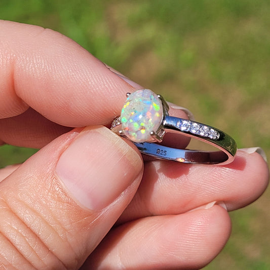Bell's Vision Memorial Opal Ring
