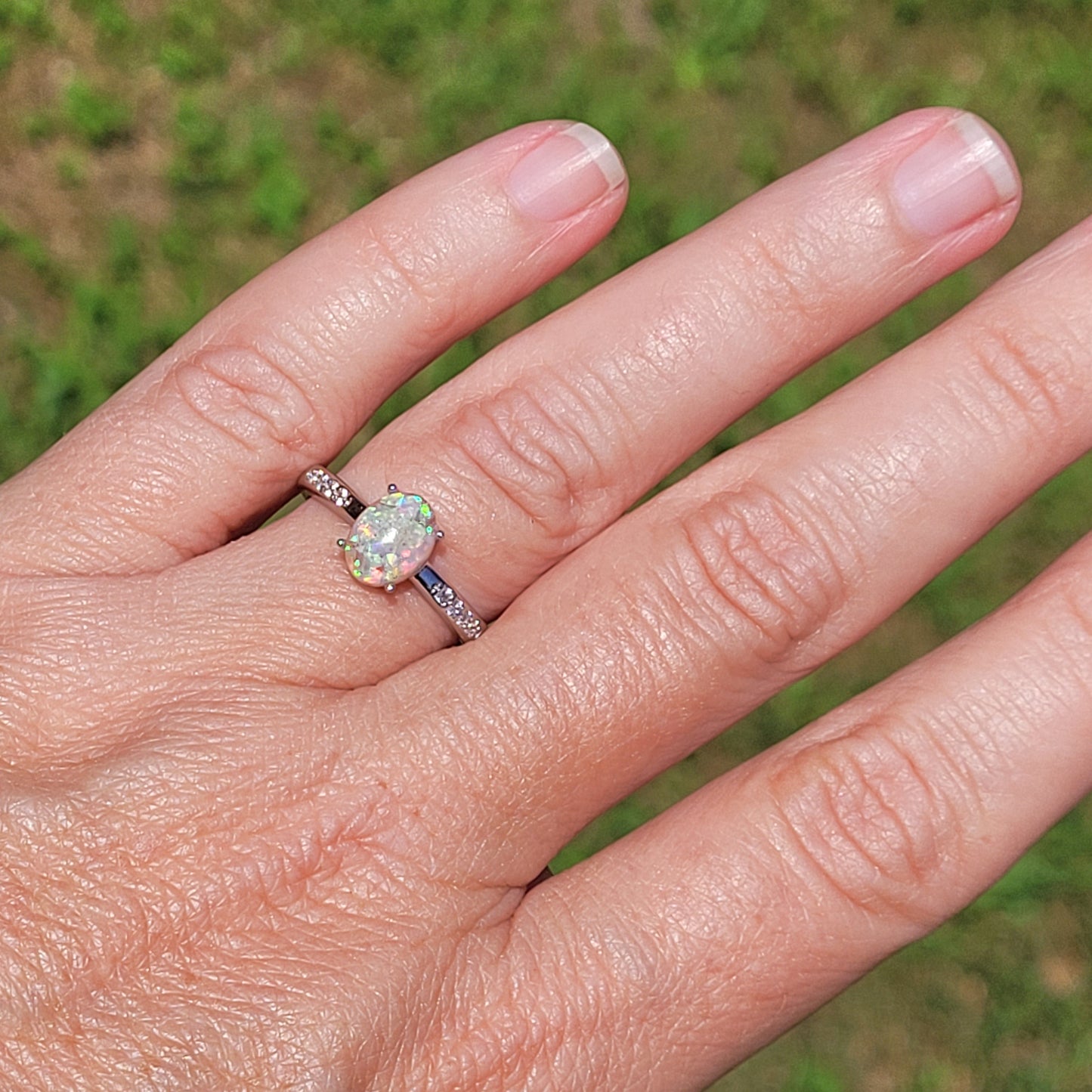 Bell's Vision Memorial Opal Ring