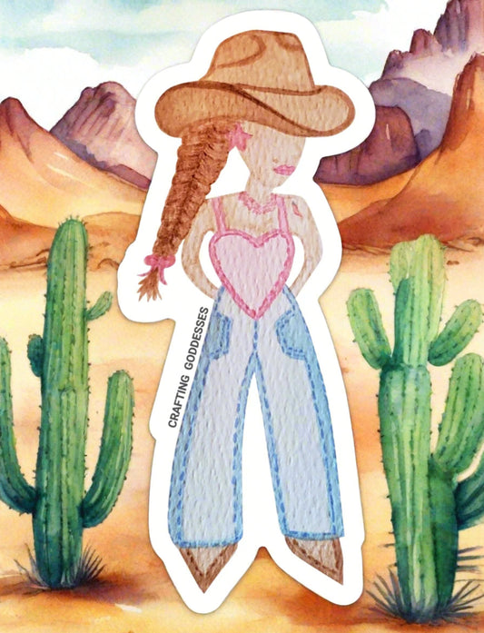 Sticker - Cowgirl