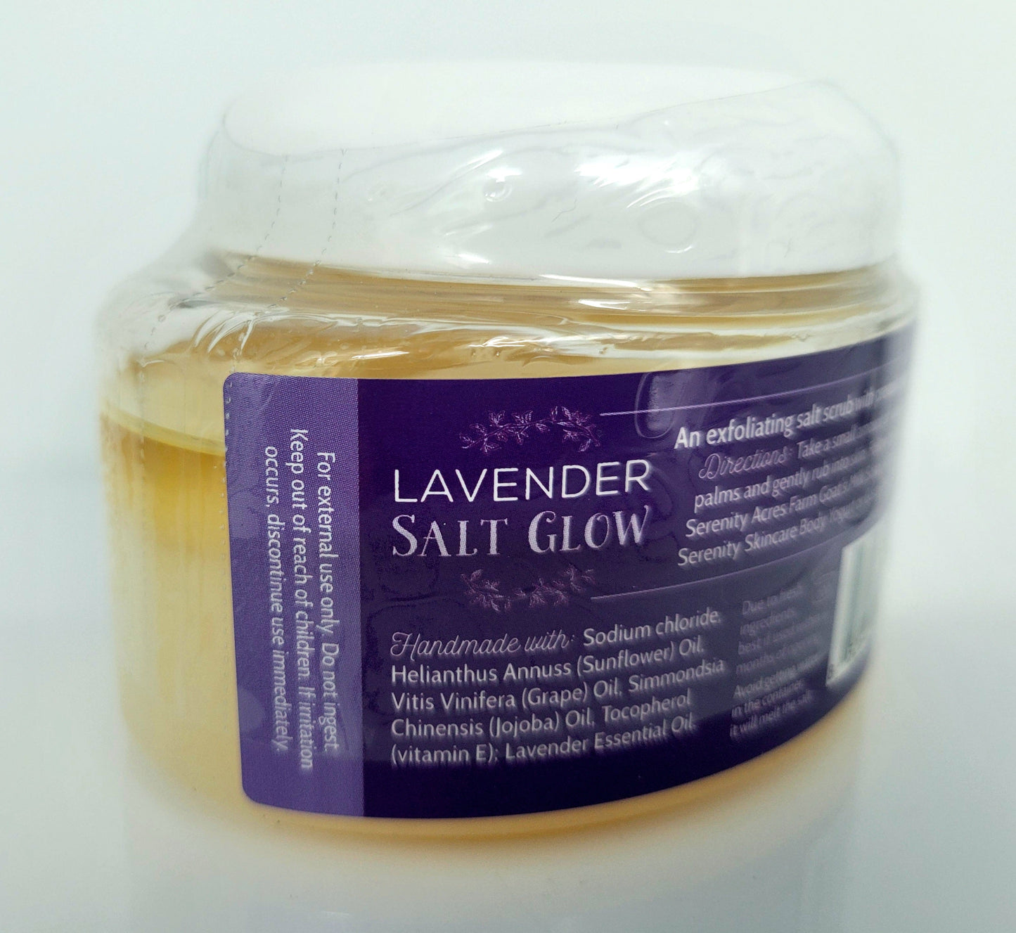 Salt Glow Scrub โ Lavender
