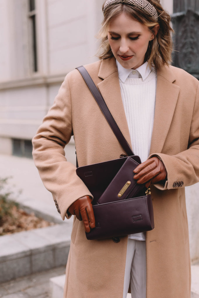 Hedy | Plum Leather