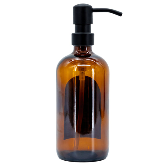 SALE | Trust in the Lord Amber Glass Dispenser | 16 oz | Plains + Simple