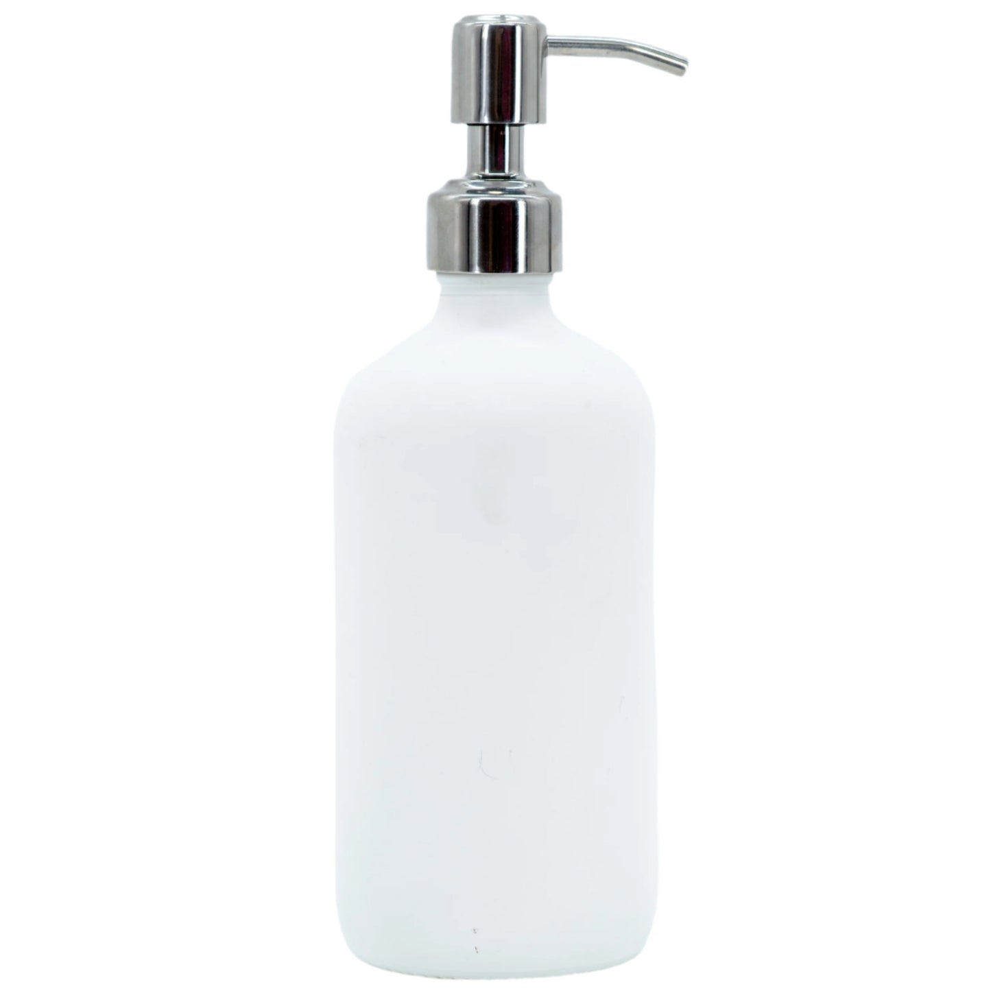 I Am Kind White Glass Dispenser | 16 oz | Plains + Simple