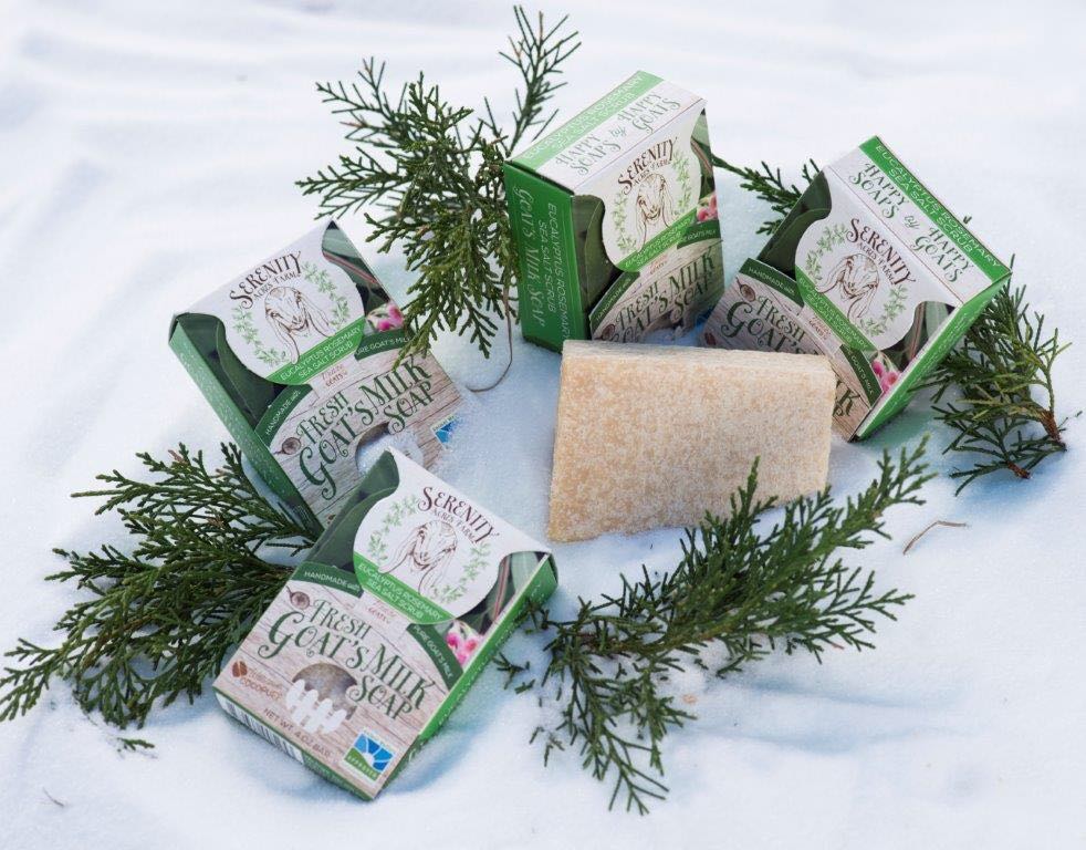 Goat's Milk Soap Salt Bar โ Eucalyptus Rosemary Sea Salt