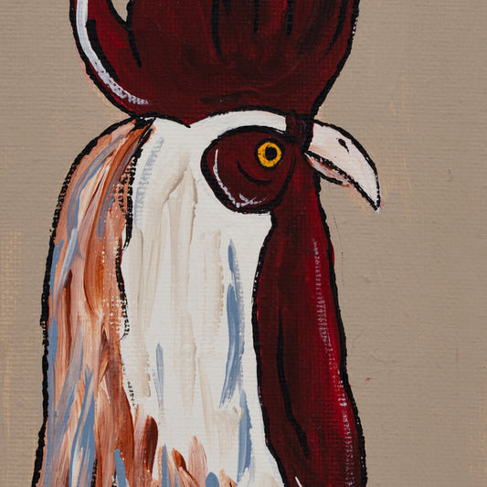 Joseph the Rooster | Easel Included | The Painted Attic