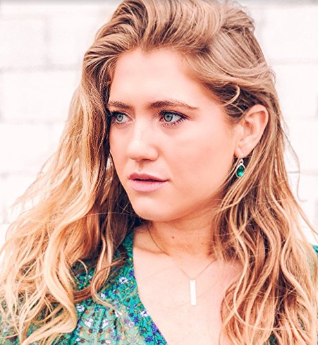 August Birthstone Earrings – Peridot Crystal Teardrop Earrings, Sterling Silver Ear Wires, Handmade Gift