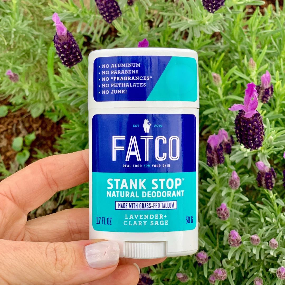 Stank Stop Deodorant Stick, Lavender+Sage, 1.7 Oz