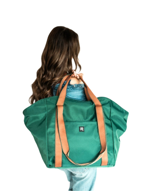 Margot Large |  Forest Nylon  + Webbed Strap