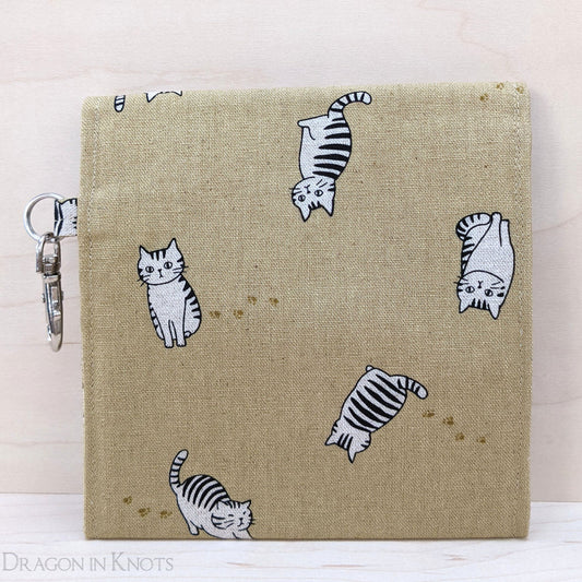 Striped Cats 5in Accessory Pouch