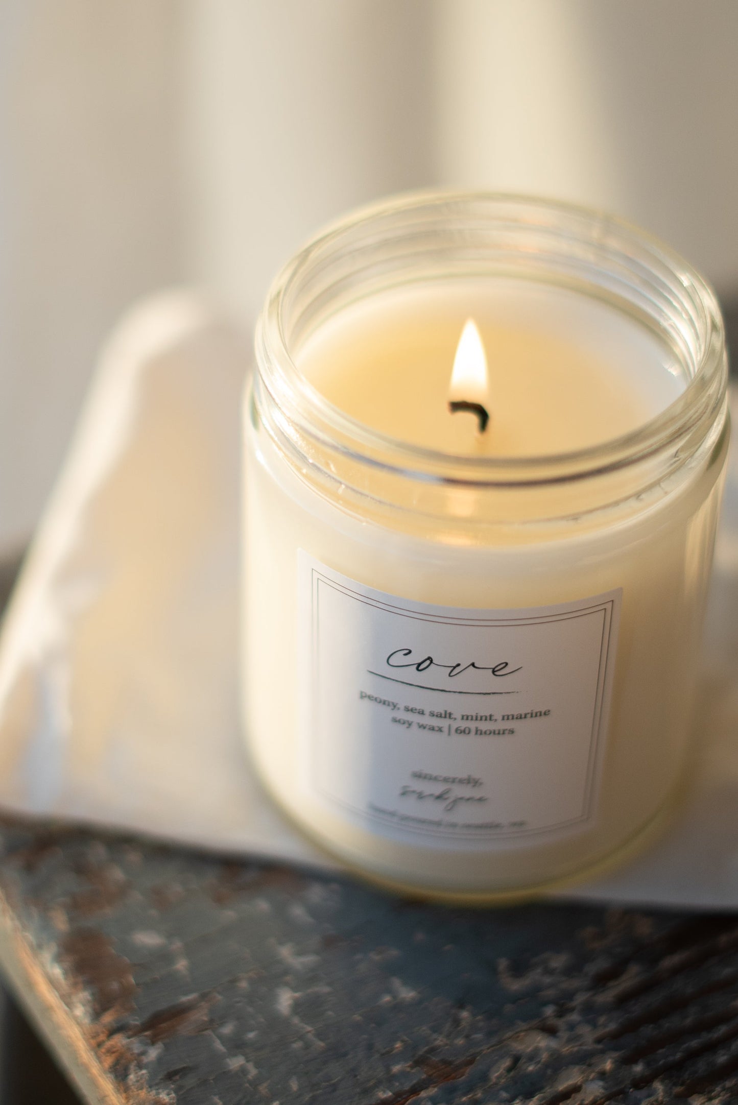 Cove - Peony and Ocean Mint