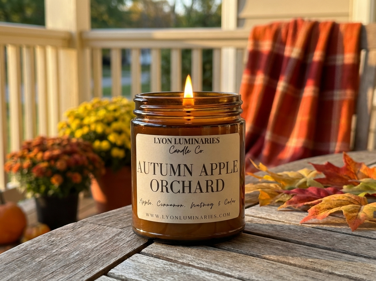 Autumn Apple Orchard Soy Blend Candle