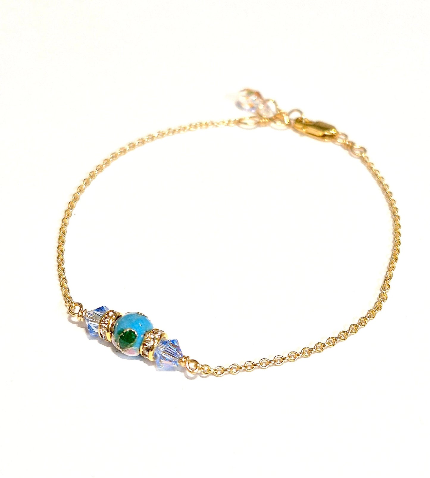 Eva Dainty bracelet with Swarovski Clasp