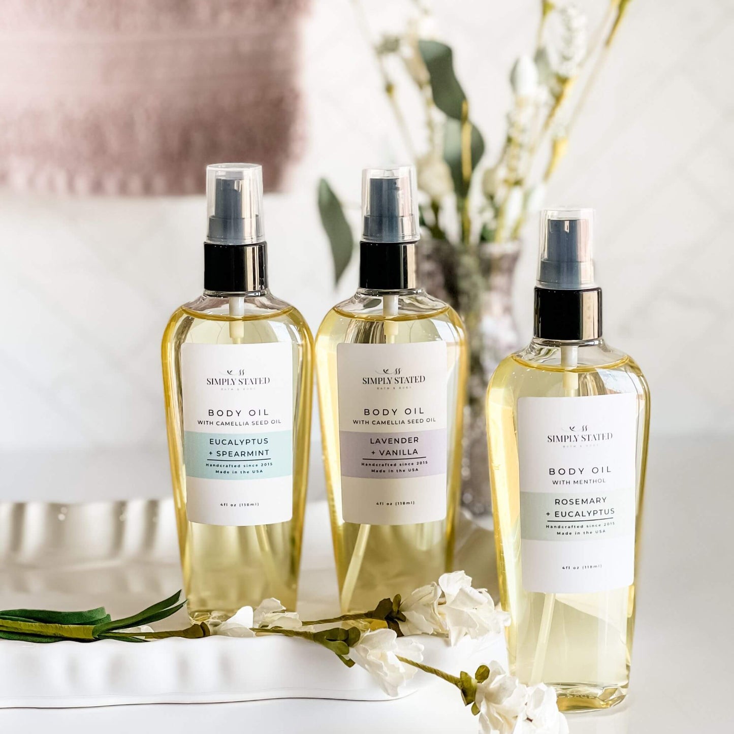 Aromatherapy Body Oil โ Lightweight & Nourishing Massage Oil