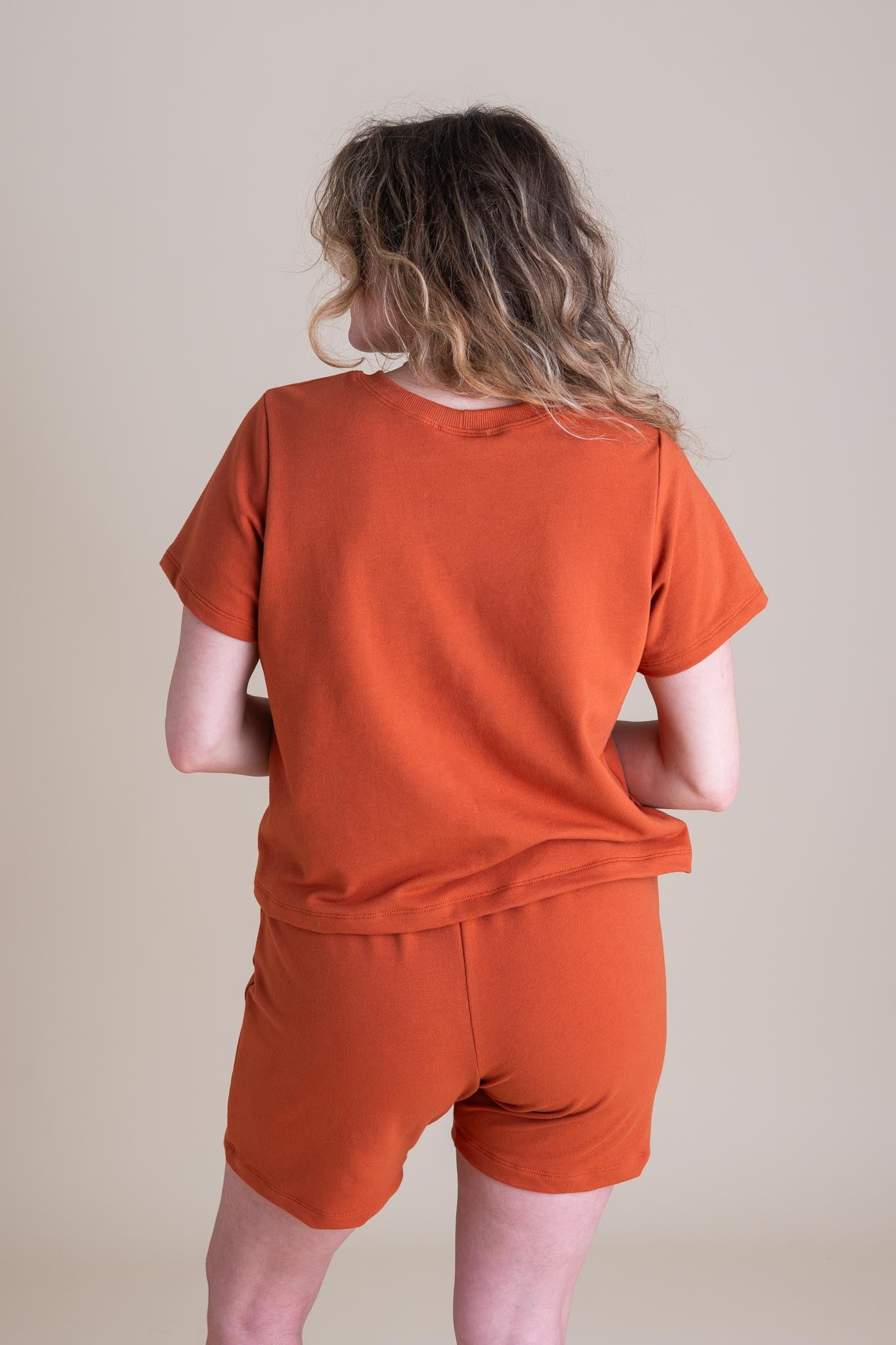 Liza Tee in Persimmon