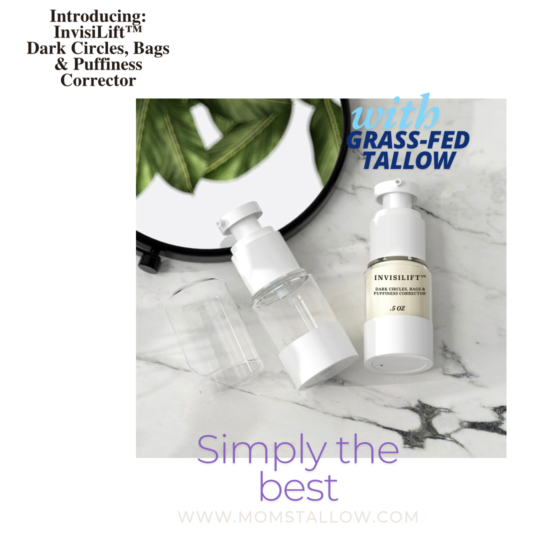 InvisiLift Dark Circles, Bags & Puffiness Gel (All Natural Tallow- Under-Eye Gel)