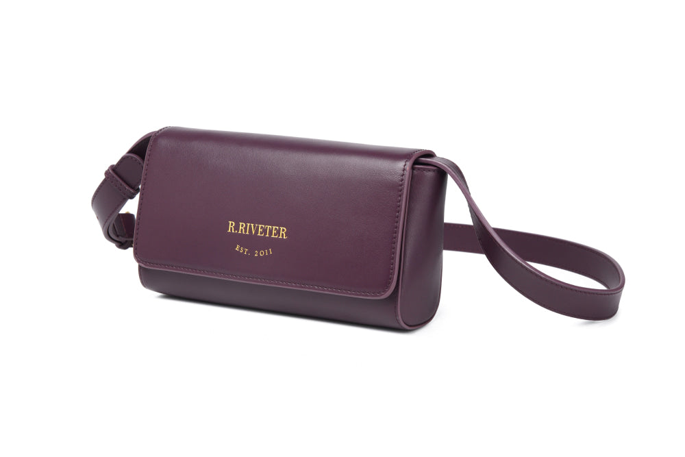 Hedy | Plum Leather