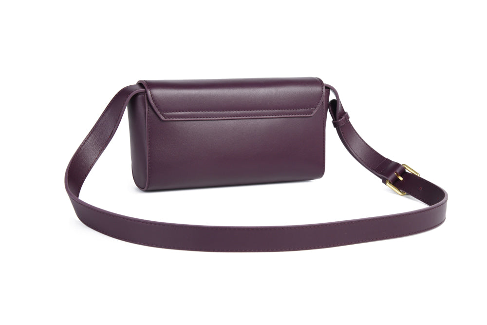 Hedy | Plum Leather