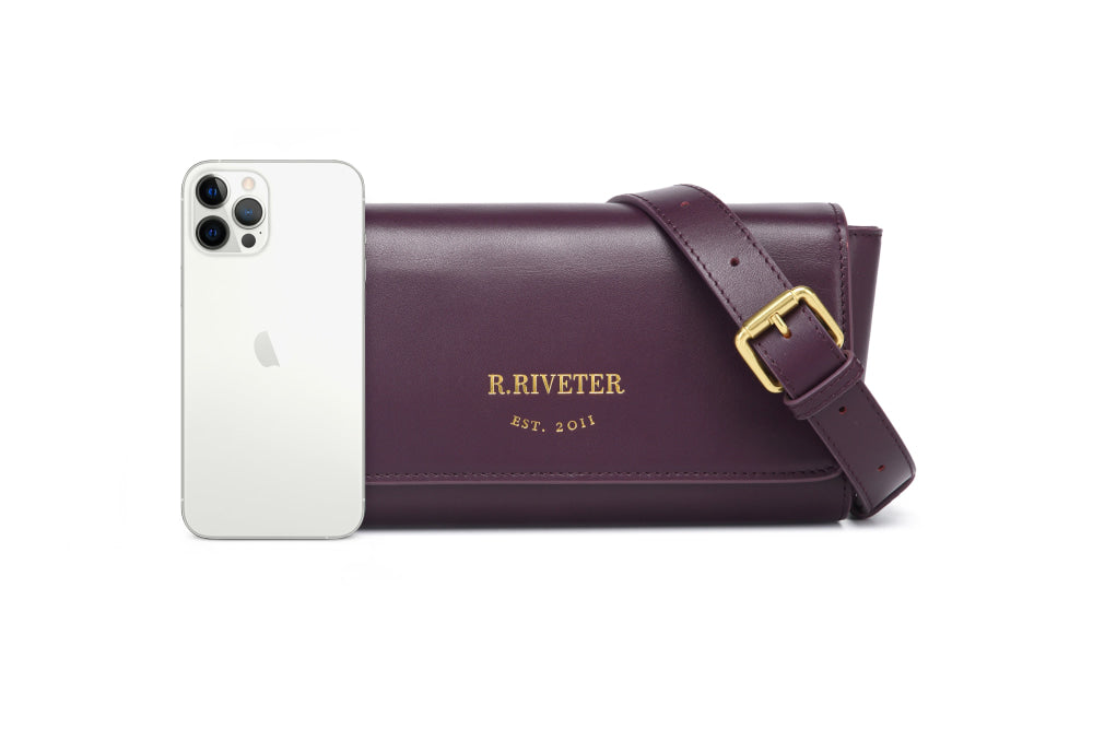 Hedy | Plum Leather