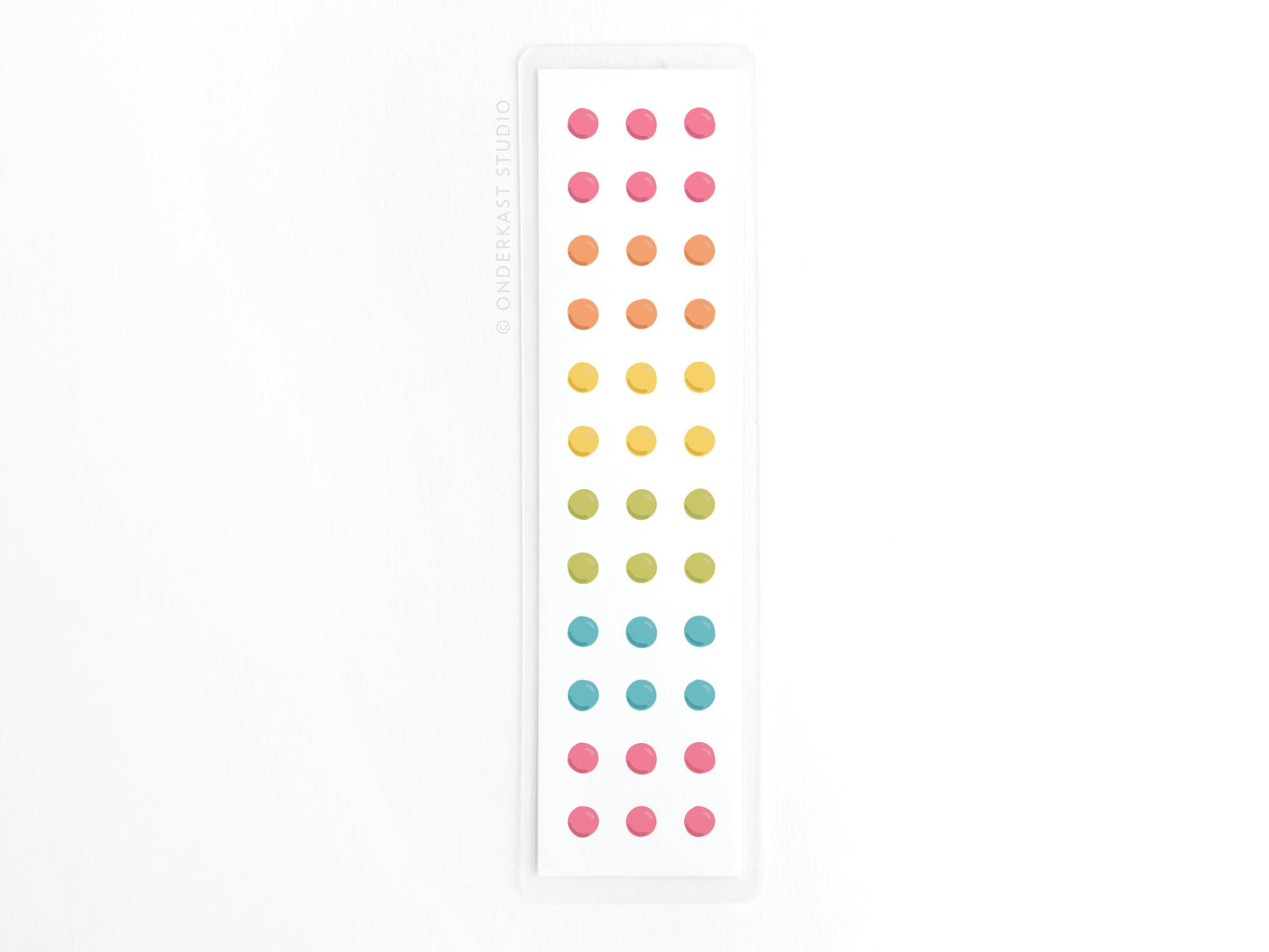 Button Candy Laminated Bookmark