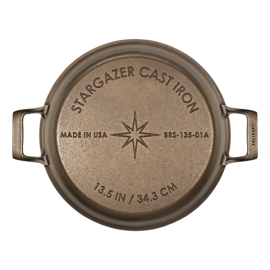 13.5-Inch Cast Iron Braiser