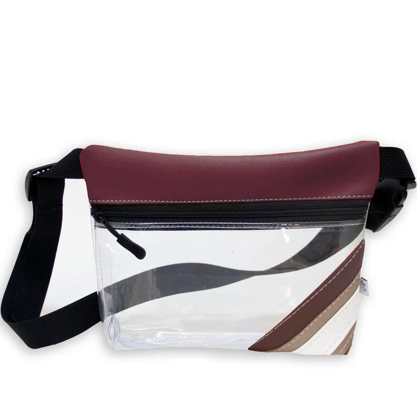 Basketball Arena Clear Stripe Game Day Fanny Pack