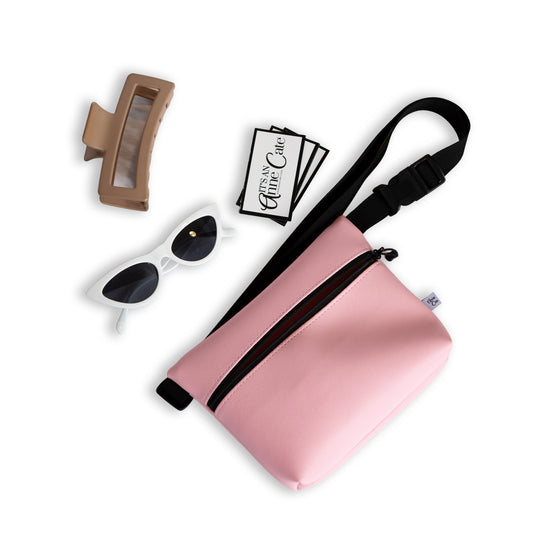 Gray Belt Bag Fanny Pack