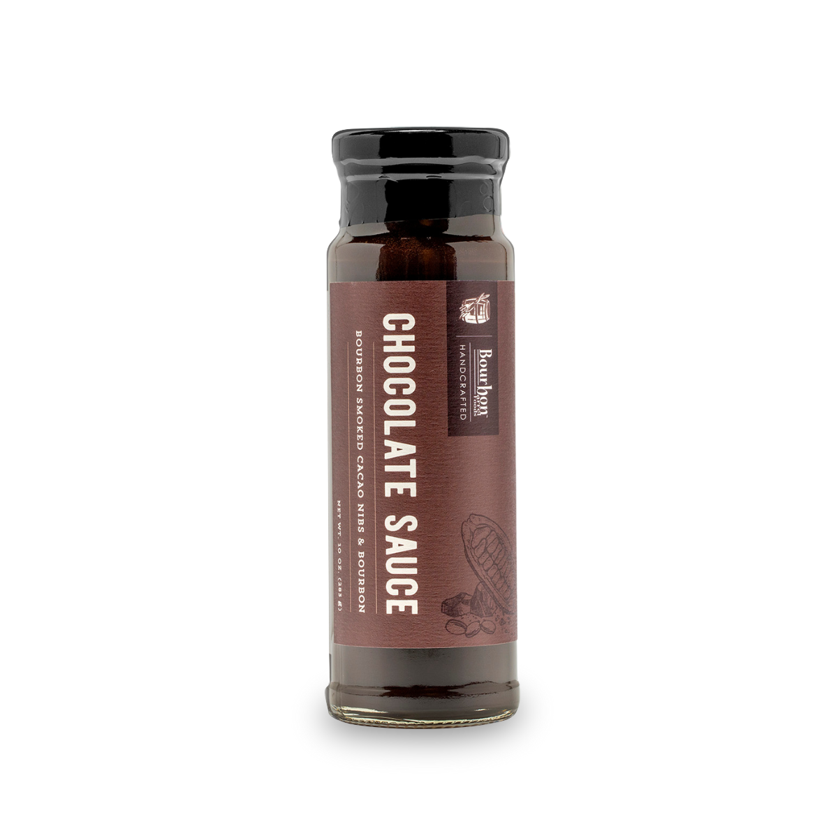 Chocolate Sauce โ Bourbon Smoked Cacao Nibs & Bourbon