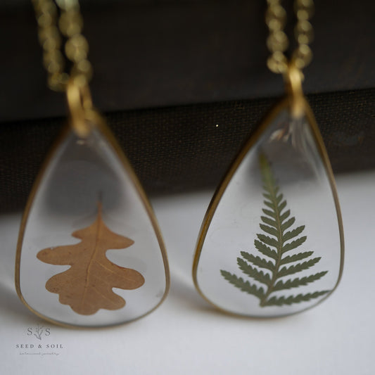 Large Brass Teardrop