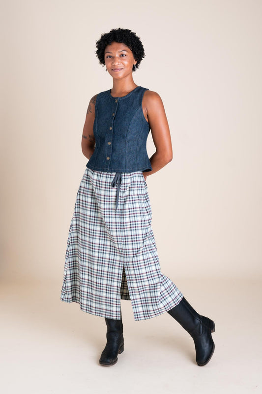 Esme Skirt (Updated) in Grove