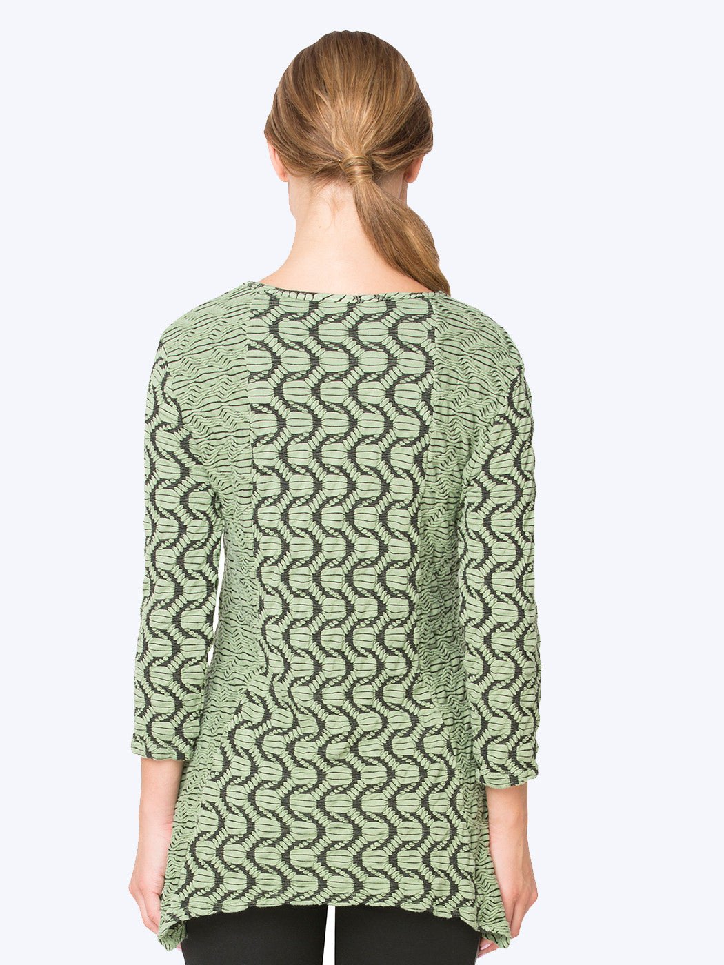 Tianello Innu Knit Jersey Jaquard "Aston" Tunic XS