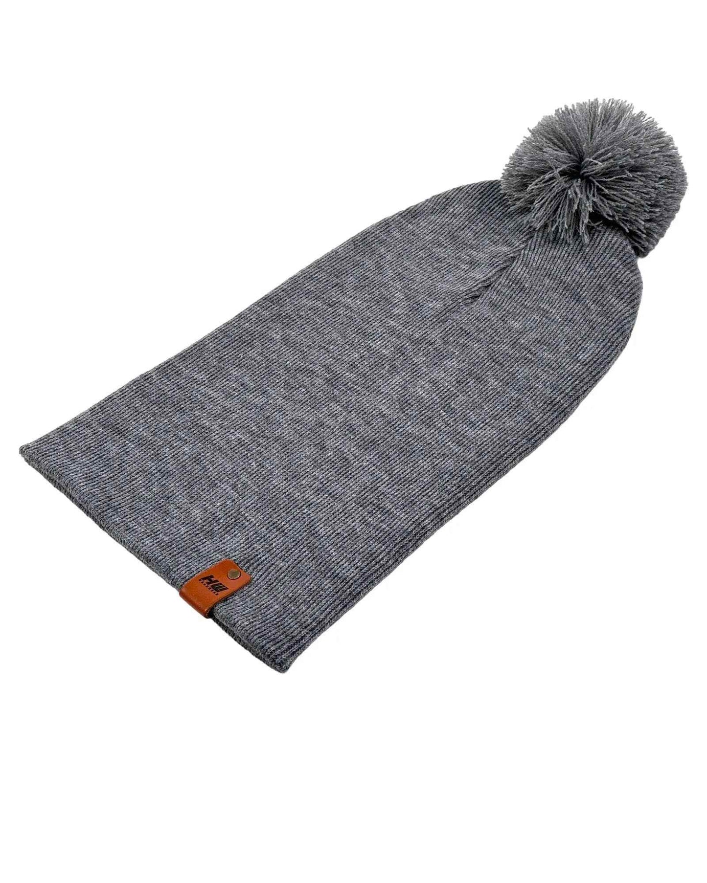 HAAKWEAR PomPom Beanie - Made in USA - Koala Gray