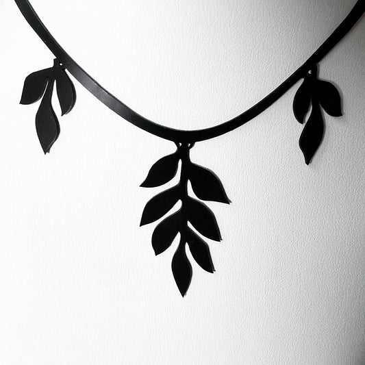 Cascading Vine Charm Necklace