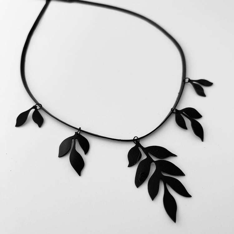 Cascading Vine Charm Necklace