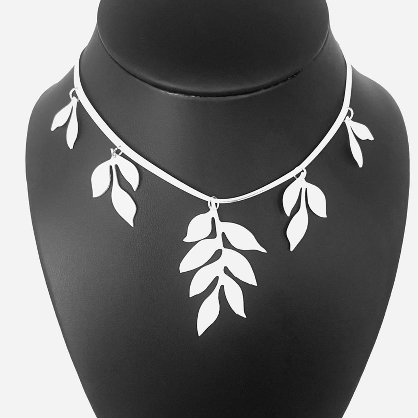 Cascading Vine Charm Necklace