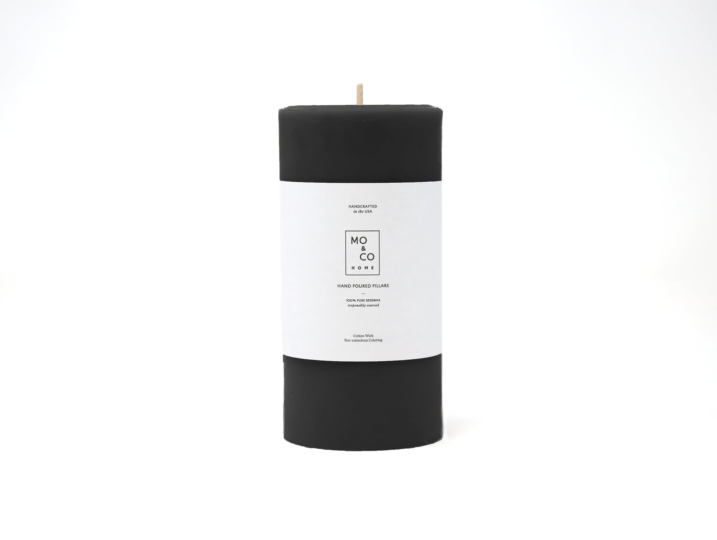 Charcoal | Beeswax Pillar Candle
