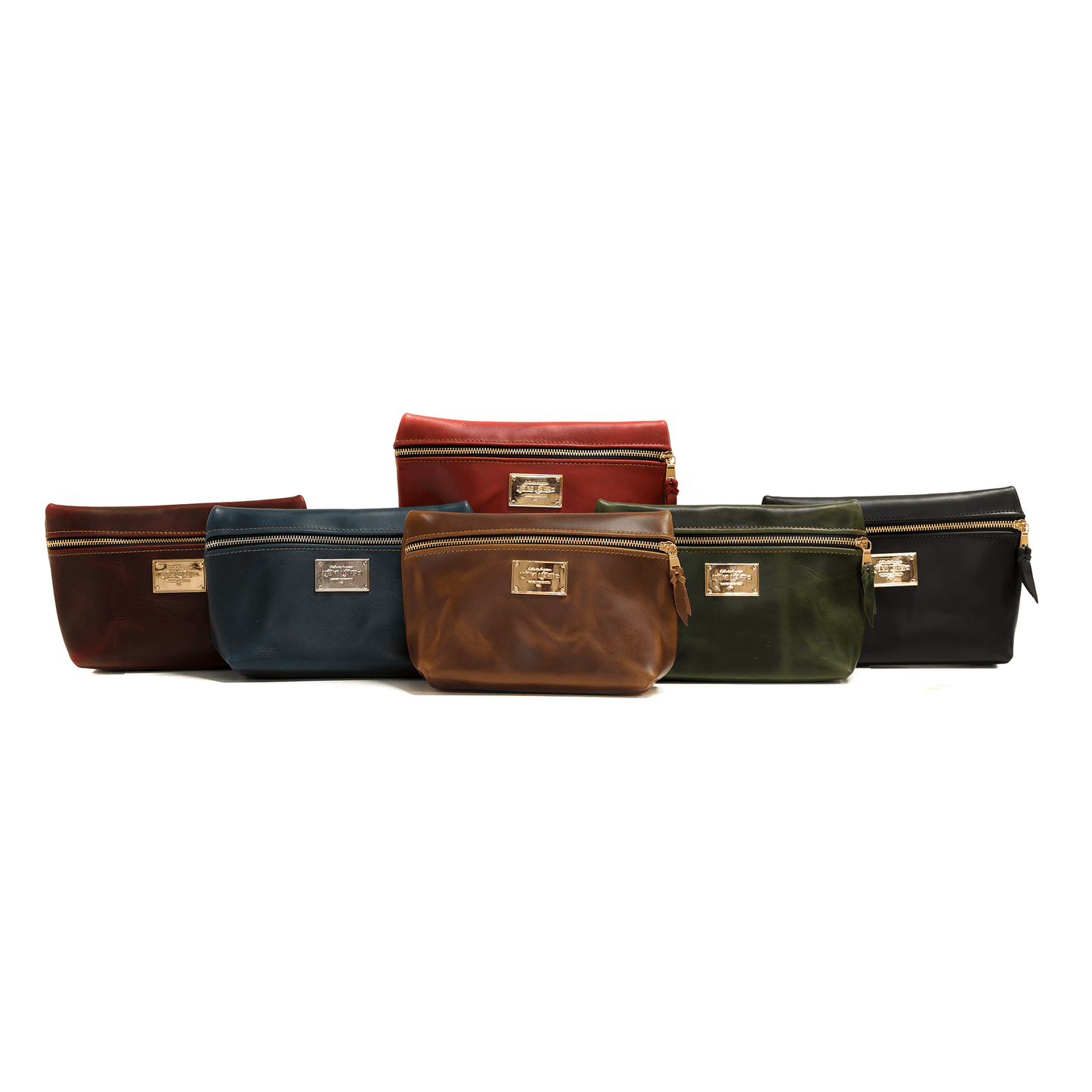 Smooth Leather Cosmetic Bag All for American