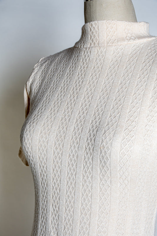 Denise Top - Pointelle Sweater, Ivory *sale
