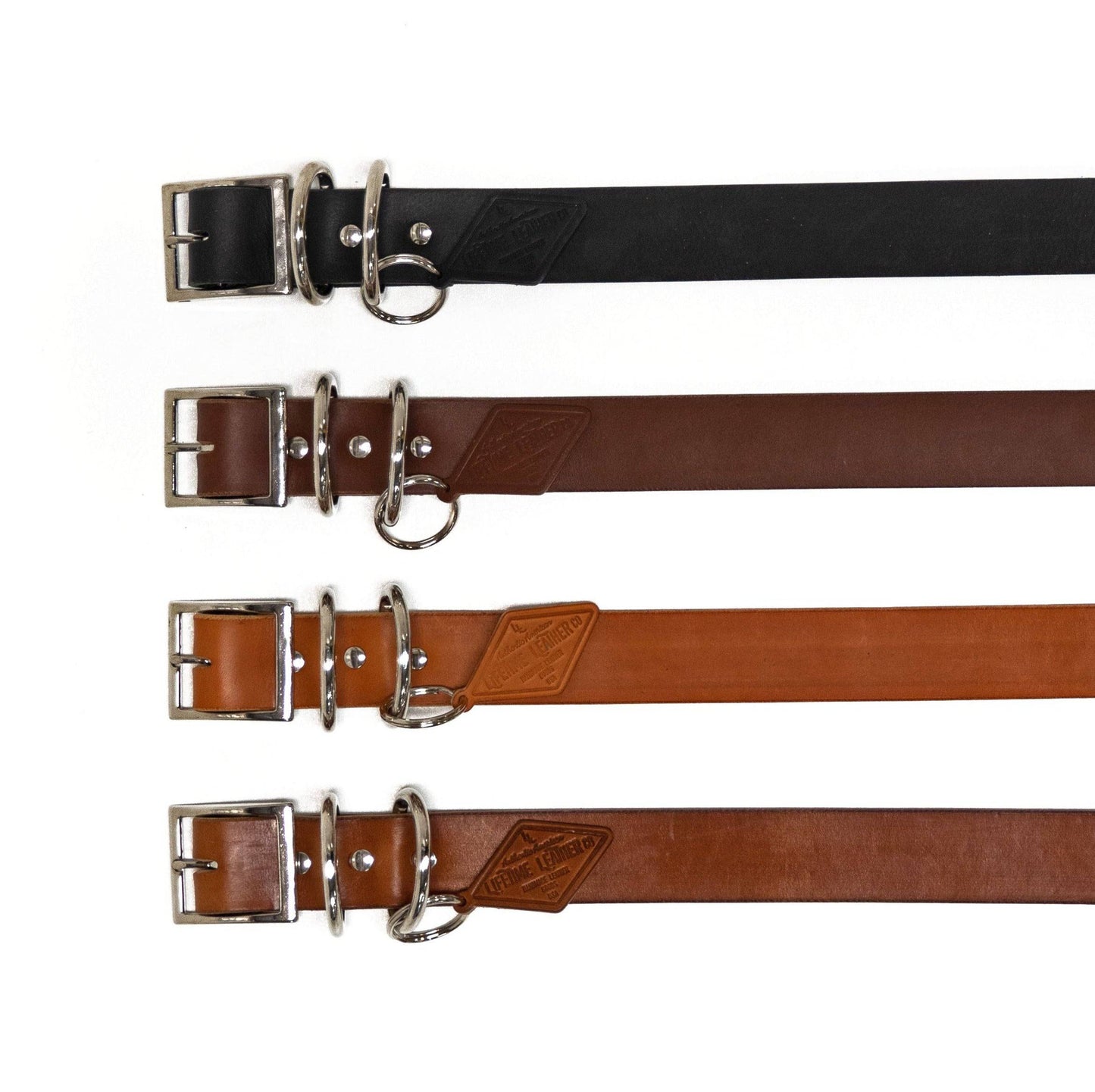 Leather Dog Collar - Classic All for American