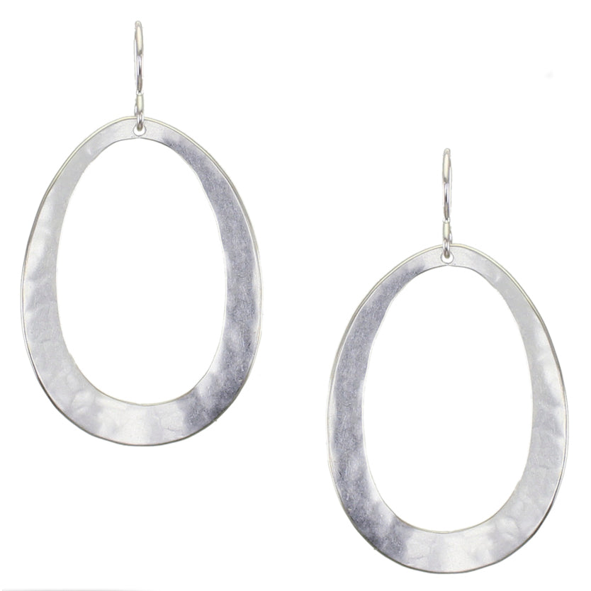 Curved Teardrop Wire Earring