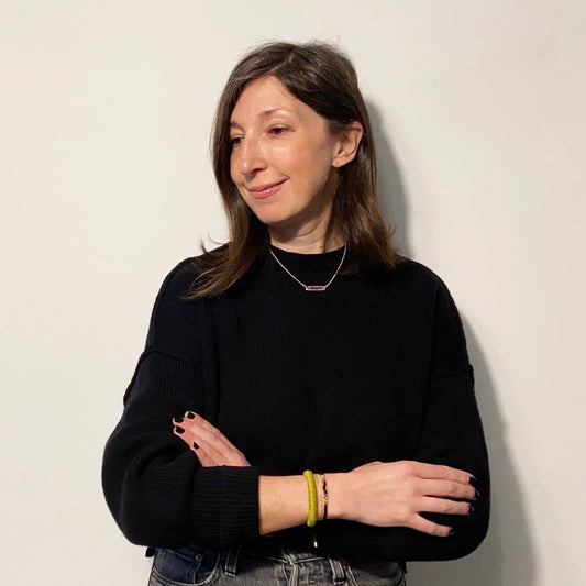 Abstract Necklace in Hibiscus